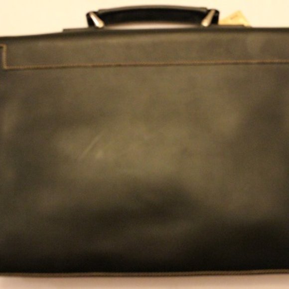 Leather Briefcase by BARANTANI